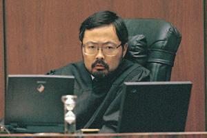 In court: Judge Lance Ito-