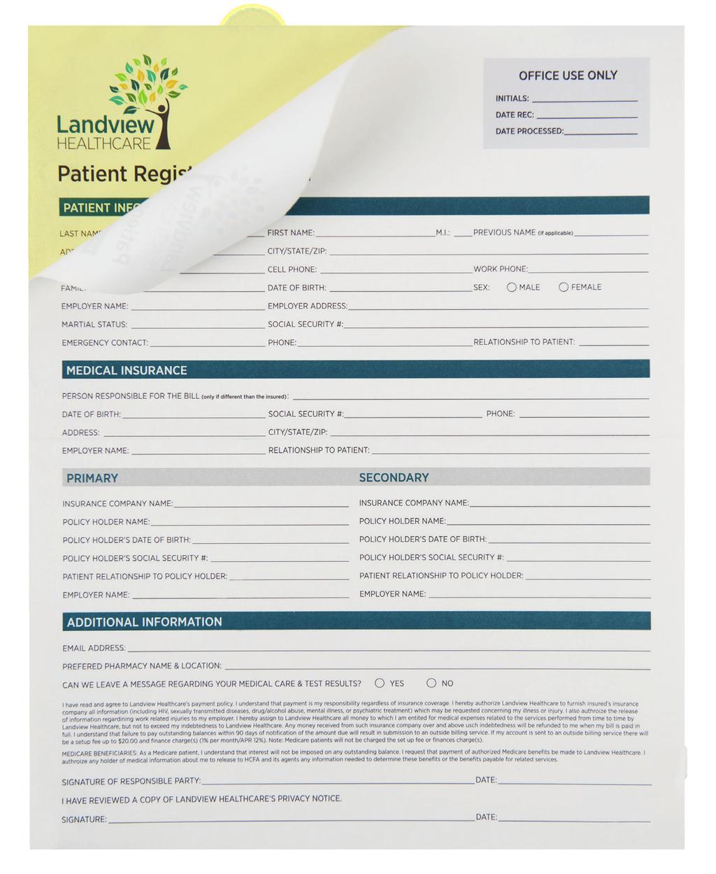 Full Color Custom Forms Did You know? Full color print on every sheet lets you bring branding to every copy of a form.