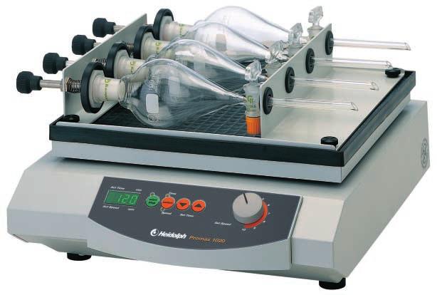 dimensional motion ly adjustable up to 0 rpm For homogeneous mixing without creating undesirable disturbances, and 10 angles of degree are available Best results with media bottles and common