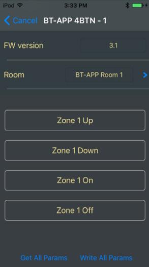 5. DEVICE SETUP Setup: 4-button Switch After adding the device to a room, continue