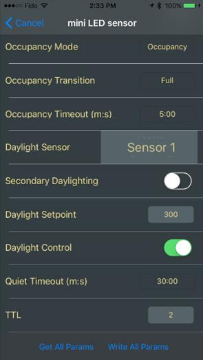 when daylight/window is available to this Zone Sensor 2 when window AND a SKYLIGHT are present in this Zone, use for the second sensor near Skylight Secondary Daylighting If you have a controllers in