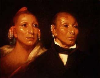 1837 Black Hawk and His Son,