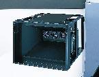 The unit can be separated into two parts: the projection chassis and the cabinet. Moreover, the RVP-511/411 is light in weight and has a small depth measurement.