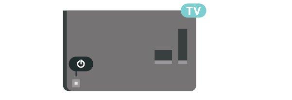 if you do not use the TV for a long period of time. On or Standby Before you switch on the TV, make sure you plugged in the mains power in the POWER connector on the back of the TV.