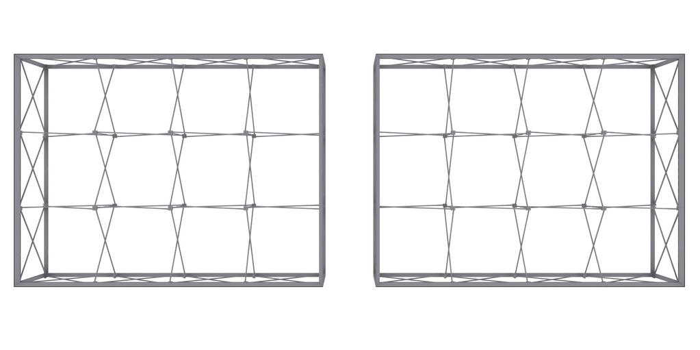channel bars of both frames.