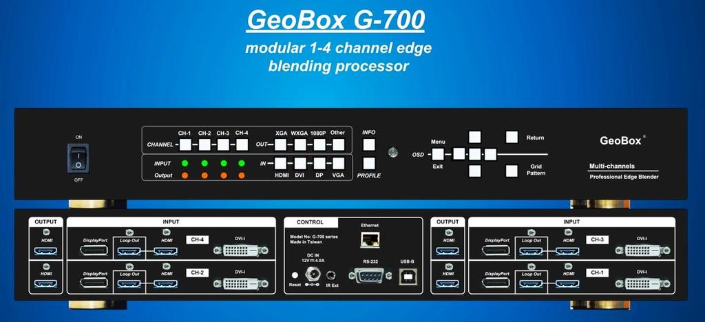 G-700LITELite multiple Channel warping processor Version: 2.