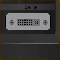 Introduction Connect the 'DVI-A to D-Sub' Cable to the DVI-I port on the back of your monitor.