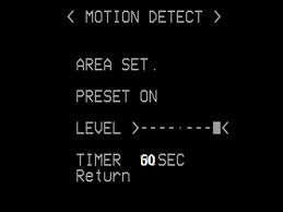 4. Have MOTION DETECT PRESET set t ON (When the "MOTION DETECT" is set t "OFF", the cler in the XTREME is cnstantly running.