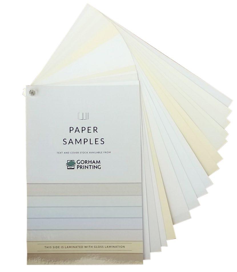 We ve got paper choices Paper specifications can be more than a little confusing. To simplify your decision, we offer a complimentary paper sample packet that you can request at any time.