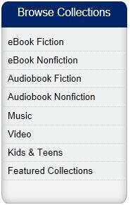 Now it s time to select a book. From the Browse Collections menu select a subcategory of e-book Fiction or Nonfiction. The subcategories will appear as you mouse over the collections.