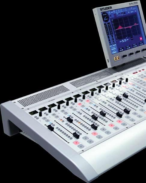 Ready For Broadcast Whenever And Wherever You Want Like all other products in Studer s OnAir portfolio, the OnAir 2500 provides you and your operators with a wide and well-balanced broadcast feature