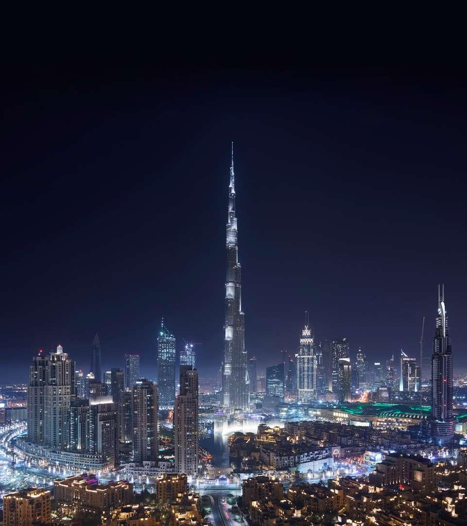 ABOUT DUBAI THE 4 TH MOST VISITED CITY IN THE WORLD Under the visionary leadership of His Highness Sheikh Mohammed bin Rashid Al Maktoum, Dubai has undergone a complete transformation - from a small