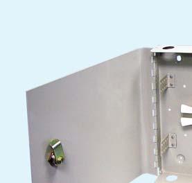 Fiber Management System - WFPE ::: WFPE Wall Mount Fiber Distribution Box - 12 port ::: WFPE Wall Mount Fiber Distribution Boxes are used indoor to provide