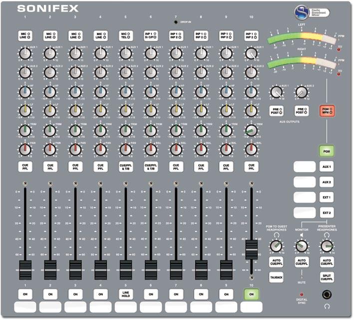 Introduction 1 1 Introduction The Sonifex S1 Mixer is a compact, low cost, fixed format radio on-air mixing console designed to cater for a wide and far reaching broadcast market.