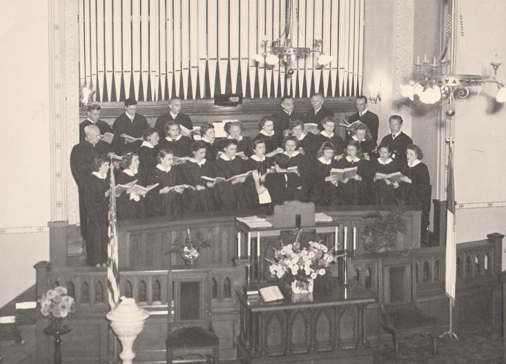 Choir in old church Music, in some way or another, is part of our daily lives and culture, and has always been an integral part of our church s history through preludes, introits, hymns, anthems,