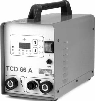 Stud-welding machine TCD 66 A for capacitor discharge stud-welding process The TCD 66 capacitor-discharge welding device has been developed for highly-specialised applications in the area of stud