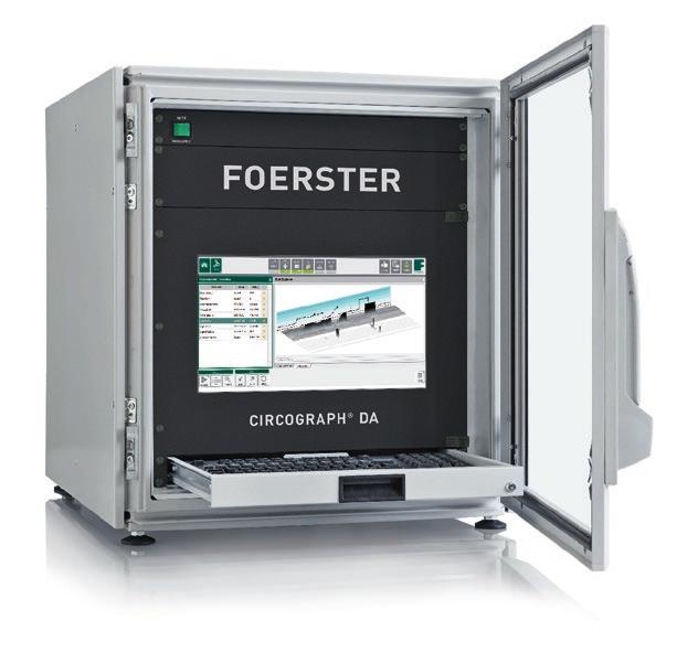 CIRCOGRAPH DA CIRCOGRAPH DA Multi-Channel Eddy Current Testing at the Highest Level With the CIRCOGRAPH DA, FOERSTER sets new standards in non-destructive eddy current testing of long products such