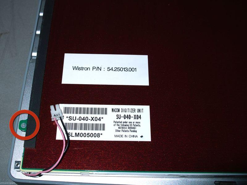 Step 13 LCD panel upgrade Some HV121P01 are IBM/Lenovo/Thinkpad