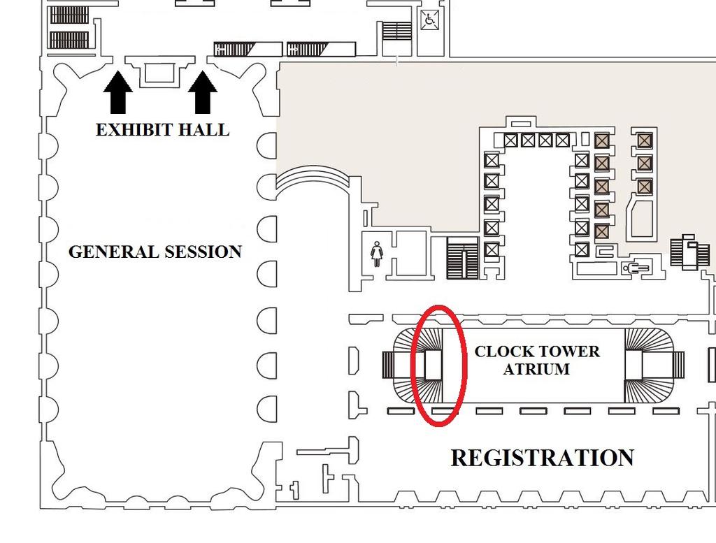 the hotel lobby to the general session and registration area. Sponsors must provide advertisements in electronic format for approval.