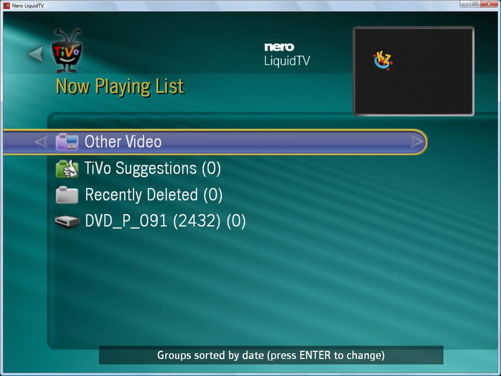 Now Playing List 3 Now Playing List The Now Playing List screen lists all the TV programs that you have already recorded or that are currently being recorded, including the day on which they were