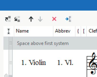 You can also directly set the square bracket. For the time being, voices are not displayed in the score. In the header of the SystemTemplate, click on Select all staves and confirm the dialog.
