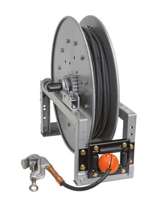 R WLIN RLS Series SWR/WR Spring, Power or Manual Rewind rc Welding To handle #2 through 4/0 cable to 400 amps. or use with single-conductor electrode cable or grounding lead.