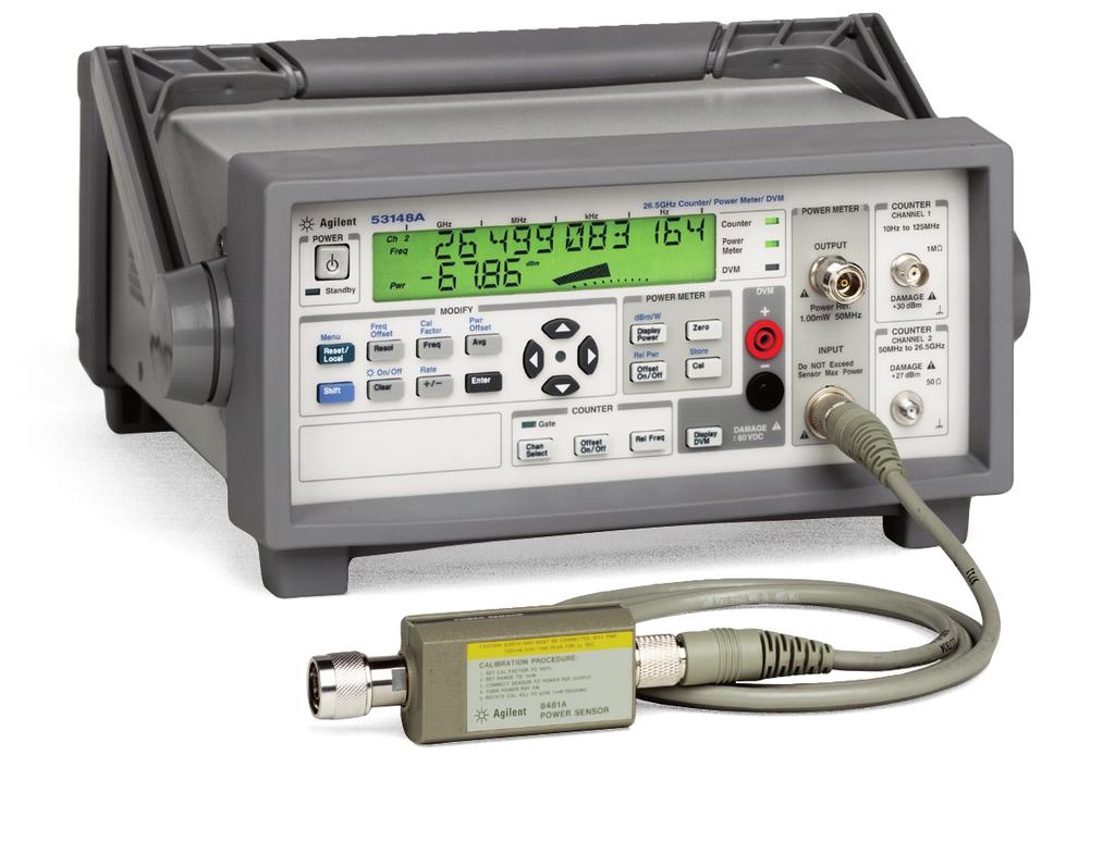 Agilent 53140 Series Microwave Counter, Power Meter and DVM in One Portable Package Product Overview Everything you need for the installation and maintenance of microwave links: A choice of frequency