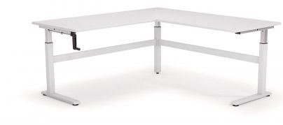 ABS edge Arctic White powder coat to all steel components Axis Height Adjustable can be