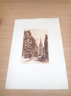(YBP Ref: 3401/33 MRC) 019362 25 TITLE: Picturesque Old Bristol - High Street - Plate 3 AUTHOR: BIRD, Charles & TAYLOR, John PUBLISHED: Frost & Reed 1885 BOOK CONDITION: Very Good Minus JACKET