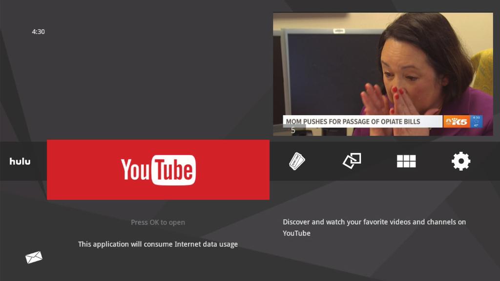 YouTube Access the YouTube application within the Maestro the same way you access any of the apps.