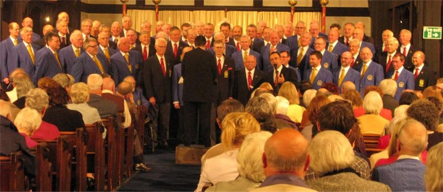 That evening two world-class choirs joined forces to Raise the Roof with their
