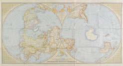 portraits and topographical views, old folds, 800 x 660mm, with A Map of the Heavens, 1957, large colour map, hemispheral charts printed on verso, 680 x 1035mm, plus Historic and Scenic Reaches of