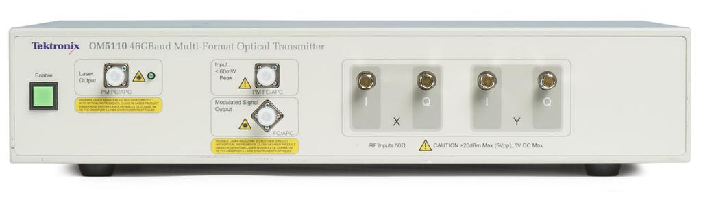 46 GBaud Multi-Format Optical Transmitter OM5110 Datasheet Applications Testing coherent optical receivers Golden reference coherent optical transmitter