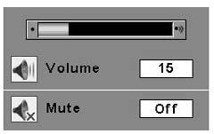 To restore the sound to its previous level, press the MUTE button again or press the VOLUME+/ buttons. Mute function is also effective for AUDIO OUT jack.