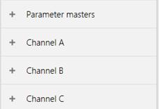 Parameter masters In many cases each dimmer channel is configured as all other channels With the new LED Dimmer only 1 master template has to be configured.