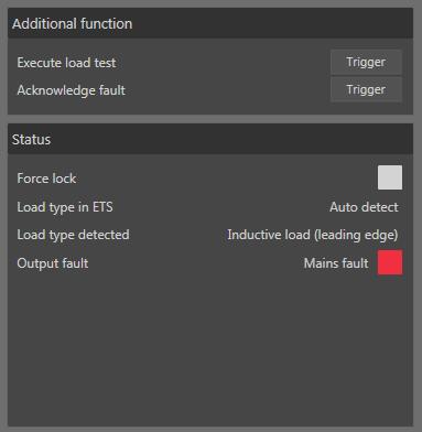 i-bus Tool Trigger load test and error acknowledged Detailed
