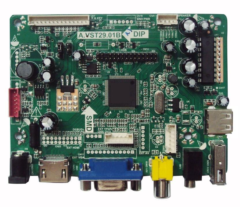 1. GENERAL DESCRIPTION A.VST29.01B is an analog AV control board, which is suitable for Asia-Pacific and Middle-East market.