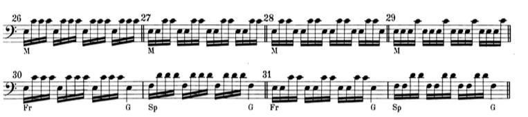 for Violoncello Solo are good for legato string crossing and they offer practise technique at a level far more advanced than that set by orchestral excerpts.