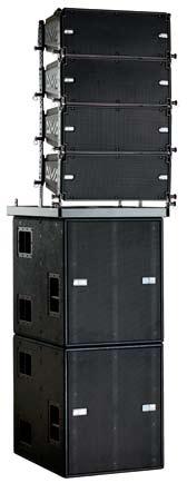 In case there are no possibilities to fly the system or the ceiling of the venue is not high enough, the DRK-10