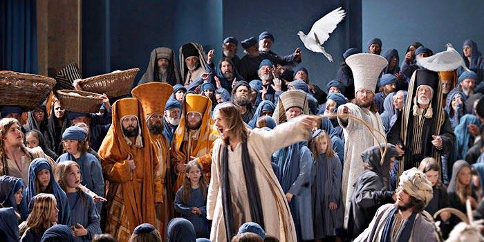 A scene from Oberammergau s moving and dramatic Passion Play Places and attractions: