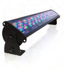 Theartrical / Touring Accent / Effect ColorBlaze Rugged, full-color linear LED fixture for far-reaching wash lighting and effects With a rugged, extruded aluminum housing, the ColorBlaze fixture is