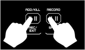 4.3 Exit MIDI Setting 01) Press and hold down the Record button and press the Rec Exit button to exit MIDI setting. 4.