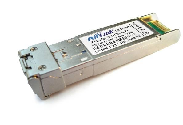 PLS-10G-LR 10Gb/s SFP+ transceivers are designed for use in 10-Gigabit Ethernet links up to 10km over Single Mode fiber. They are compliant with SFF-84311, SFF-84322 and IEEE 802.
