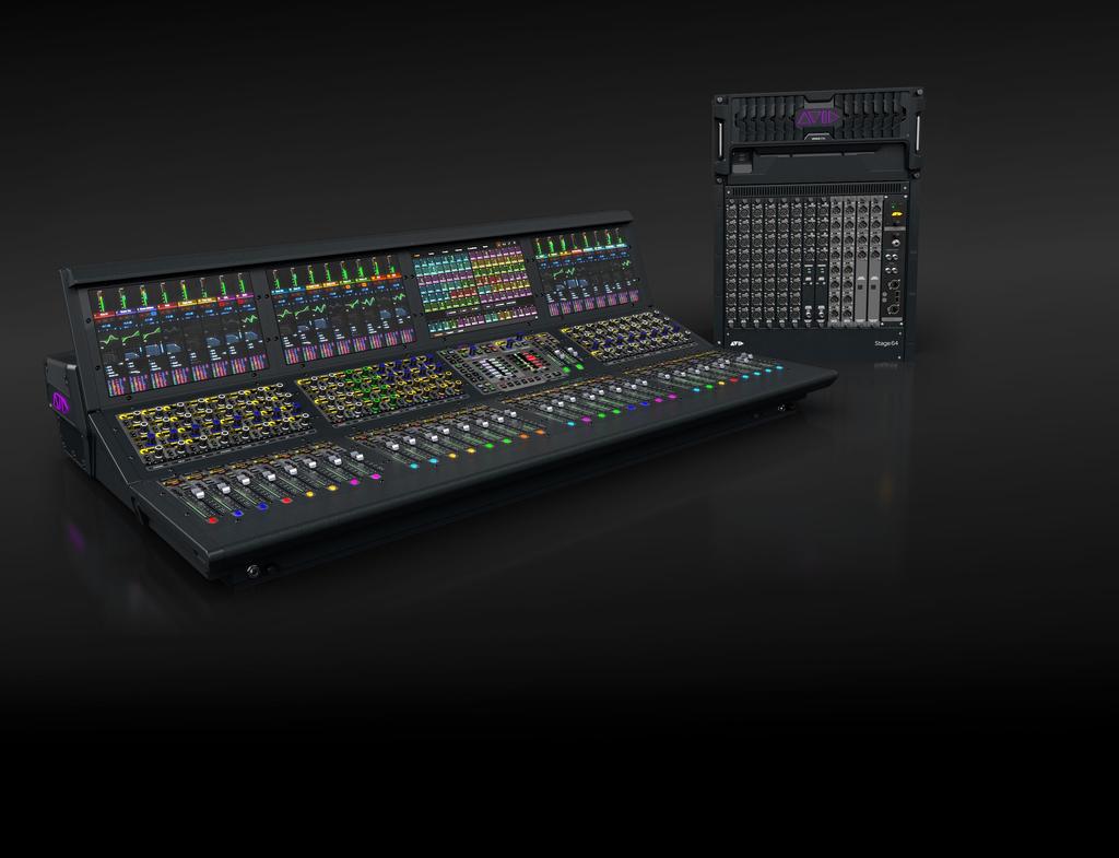 VENUE S6L The next stage in live sound VENUE established Avid as a leader in the digital live sound console market when D-Show was first introduced over 10 years ago with a host of revolutionary