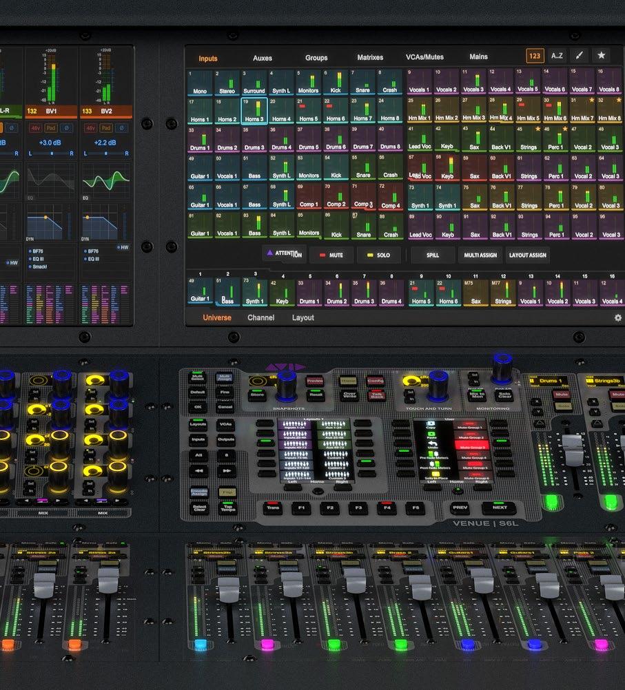 introduced and word of mouth spread, VENUE quickly became one of the best selling, most trusted, and most requested live mixing systems for concert touring, festivals, and installations around the