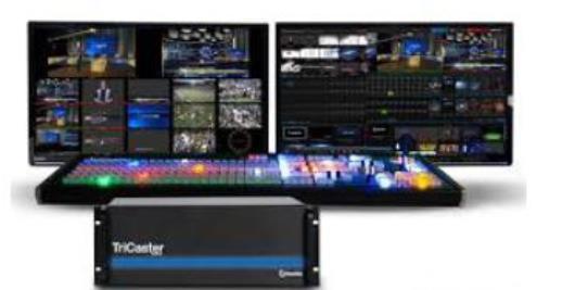 Video switcher: 1x NewTek TriCaster 8000 bought in March 2017 which full options and update to NDI standard - 8 simultaneous HD/SD inputs - 8 virtual inputs, which work as extended mix / effects.