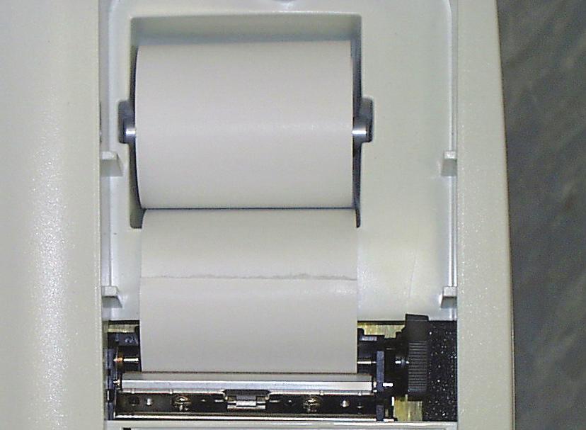 Internal Printer 3 Controls and Indicators Test results print automatically at the end of the testing cycle. The printer is located on the top panel of the instrument (Figure 9).
