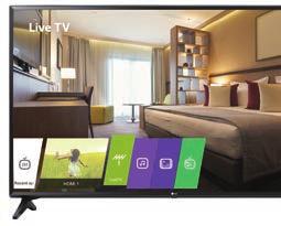 A Standard Smart Hotel TV with Pro:Centric Smart Pro:Centric Hotel Management Solution Pro:Centric Hotel