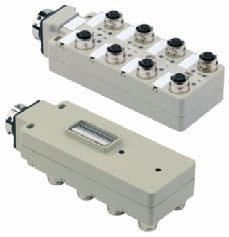 M FIXCON ayonet joint with socket connector at rear 7 6,7 9,7 9 9 9, 7, 07 0, 9, 9 Complete modules Without initiator-led, for analogue signals Without initiator-led, for analogue signals ase unit
