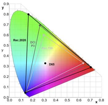 The most recent evolution was adopting Rec. 2020 (or BT. 2020) [2], which has become the reference for digital television and offers even more colors (Figure 2).